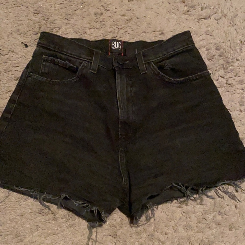 BDG Urban Outfitters black jean shorts